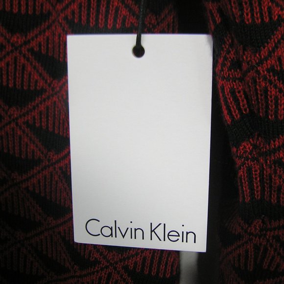 CALVIN KLEIN SWEATER SIZE MEDIUM RED - Picture 5 of 10